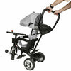 4-in-1 Baby Tricycle Stroller Folding Kids Trike Detachable w/ Canopy Pedal Bike