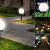 Large Jumbo Outdoor Garden White LED Ball Solar Light Lamp Giant Globe Post UK