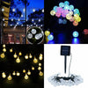 50 LED Moroccan Solar Garden String Lights Hanging Lantern Fairy Light Outdoor