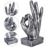 Abstract Art Hand Gesture Sculpture Ornament Figurine Statue Tabletop Decoration
