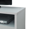 Modern TV Unit Cabinet Stand 120cm Media 2 Drawers + Shelf Grey