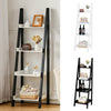 4 Layers Ladder Shelf Corner Shelving Unit Floor Standing Bookcase Rack Whatnot