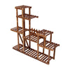 Wooden Outdoor Indoor Plant Stand Display Garden Decor Flower Pot Rack Shelf