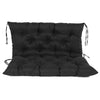 Garden Outdoor 2 Seater Bench Swing Hammock Chair Seat Cushion Pad with Backrest