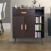 Side Cabinet Hallway Storage Unit Console Table Entrance Shelf Cupboard 2 color