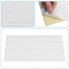 10pcs White 3D Tile Brick Wall Sticker Self-adhesive Waterproof Foam Panel Stick