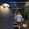 Outdoor Garden Wall Lights Waterproof LED Curved Area Night Lamp Patio Porch 12W