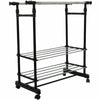 UK Clothes Rail Rack Garment Dress Hanging Display Stand Shoe Rack Storage Shelf