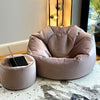 Plush velvet Beanbag Chair XL Luxury Bean Bags in Plush velvet, Lounger beanbags