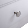 2 X Modern Country Style 2 Drawer Bedside Cabinet Tables White Sold as a PAIR