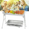 Barbecue Folding BBQ Charcoal Grill Stainless Steel Outdoor Patio Garden Picinic