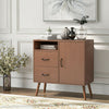 Sideboard Buffet Solid Wood with Door 2 Drawers Storage Cupboard Dining Home