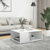 Home Storage Coffee Table White 90x67x33 cm Chipboard Living Room