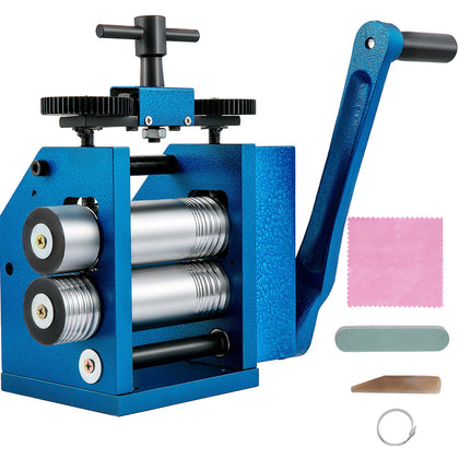 Manual Combination Rolling Mill Machine 80mm Flat Square Semicircle Round