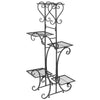 5 Tier Plant Stand Metal Flower Pot Holder Ladder Display Shelf Garden Indoor
