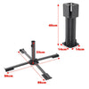 Folding Parasol Base Garden Patio Umbrella Holder Stand Steel Cross Frame 86cm