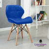 Eiffel Retro Dining Computer Desk Chair Seat Wooden Leg Home Office Room Study
