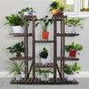 Large Capacity Flower Rack 11-Tier Pots Stand Display Shelves Home Garden Decor