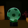 3D LED Night Light Football Table Lamp Kids Gift Colour Changing Home Decor