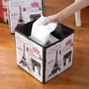 Folding Storage Ottoman Seat Stool Storage Boxes Home Chair Footstool Bench Lid
