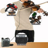 New 4/4 EQ Electric Violin Full Set with Amp Bow Rosin Shoulder Rest Tuner Case