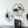 Nordic Geometric Round Wall Hanging Shelf Storage Holder Shelves Home Decor L