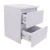 Modern 2 Drawer Chest of Drawers Bedside Table Cabinet Nightstand Bedroom