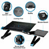 Adjustable Portable Laptop Bed Table Stand Lazy Lap Tray Foldable Computer Desk