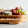 Oval Bamboo Cheese Board Set