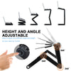 Adjustable Portable Laptop Bed Table Stand Lap Tray Foldable Desk w/ Cooling Fan