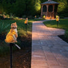 LED Solar Powered Garden Lights Owl Animal Rabbit Lawn Ornament Waterproof Lamp