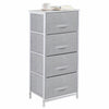 Fabric Chest of Drawers Cabinet Storage Unit Bedside Table w/ 2/3/4/5 Drawers UK