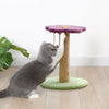 Cat Scratching Post Pet Kitten Activity Center Climbing Tree with Hanging Ball