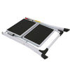 2 Step Ladder Stool Safety Anti Slip Rubber Mat Tread Steel Folding Frame DIY