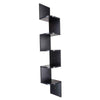 5 Tier Floating Wall Shelves Corner Shelf Storage Display Bookcase Bedroom UK