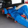 Foldable Under Car Creeper 2 In 1 Mechanic Trolley Stool Board Headrest Rolling