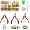 Jewellery Making Findings DIY Kit Wire Pliers Set Starter Tools Necklace Repair