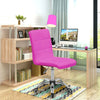 Comfy Office Desk Computer Chair Padded Seat Swivel Lift Chair PU Leather Chair