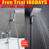 Waterfall Bathroom Tap Chrome Basin Mixer Bath Filler Shower Deck Tap Faucet Set