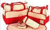Large Multi-function 5pcs Baby Nappy Diaper Mummy Hospital Changing Bag Handbag