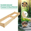 8FT Long Raised Vegetable Garden Bed Frame Planter Trough Flower/Herb Grow Box
