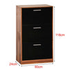 Shoe Cabinet Storage Unit Wooden Shoe Rack Stand Cupboard 2 3 Drawer Organiser