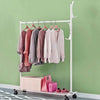 Metal Clothes Rail Heavy Duty Garment Hanging Display Stand Rack Shoes Shelf