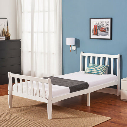 Solid Wooden Frame 3FT Solid Pine Slatted Bed Base for Adults Kids Teenagers NEW