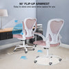 Mesh Office Chair Ergonomic Computer Desk Seat Swivel Armchair 30° Rocking Pink