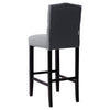 1/2X Bar Stools Velvet Breakfast Chair Kitchen High Counter Stool Pub Restaurant