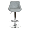 PACK OF 3 GREY MADRID GAS LIFT BAR STOOLS BREAKFAST KITCHEN BAR ETC NEW