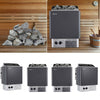 Electric Sauna Heater 3-9kw Sauna Stove Dry Sauna Control Panel Stones Optional