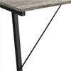 Computer Desk Modern PC Laptop Table Study Desk Workstation for Home Office Gray