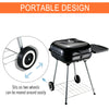 Outsunny Portable Charcoal Steel Grill BBQ Outdoor Picnic Camping Backyard w/